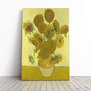Big Box Art Vincent Van Gogh Sunflowers Canvas Print Gallery Wrapped 30mm Frame Wall Art 20x14 inches Ready to Hang Modern Floral Picture Living Room Bedroom Lounge Office Big Box Art Vincent Van Gogh Sunflowers Canvas Print Gallery Wrapped 30mm Frame Wall Art 20x14 inches Ready to Hang Modern Floral Picture Living Room Bedroom Lounge Office