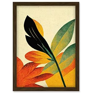 Doppelganger33 LTD Autumn Creeps In. Abstract Plant Tree Leaf Painting Artwork Framed Wall Art Print A4 Doppelganger33 LTD Autumn Creeps In. Abstract Plant Tree Leaf Painting Artwork Framed Wall Art Print A4