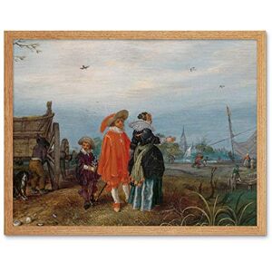 Artery8 Pietersz Van De Venne Autumn Conversation Painting Art Print Framed Poster Wall Decor 12x16 inch Artery8 Pietersz Van De Venne Autumn Conversation Painting Art Print Framed Poster Wall Decor 12x16 inch