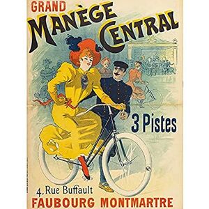 Fine Art Prints Grand Manege Central Cycles Paris Vintage Advert Art Print Canvas Premium Wall Decor Poster Mural Fine Art Prints Grand Manege Central Cycles Paris Vintage Advert Art Print Canvas Premium Wall Decor Poster Mural