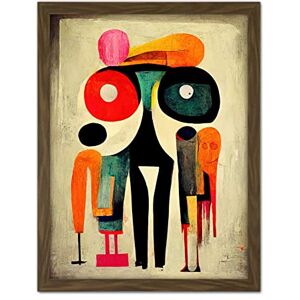 Doppelganger33 LTD Abstract Colourful Pop Art People Artwork Framed Wall Art Print 18X24 Inch Doppelganger33 LTD Abstract Colourful Pop Art People Artwork Framed Wall Art Print 18X24 Inch