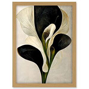Doppelganger33 LTD Beautiful White Calla Lily Flower Abstract Bouquet Artwork Framed A3 Wall Art Print Doppelganger33 LTD Beautiful White Calla Lily Flower Abstract Bouquet Artwork Framed A3 Wall Art Print