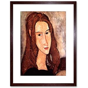 Wee Blue Coo PAINTING MODIGLIANI PORTRAIT JEANNE HEBUTERN FRAMED PICTURE ART PRINT F97X8989 Wee Blue Coo PAINTING MODIGLIANI PORTRAIT JEANNE HEBUTERN FRAMED PICTURE ART PRINT F97X8989
