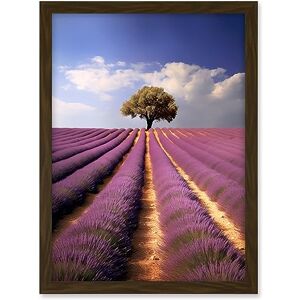 Artery8 Lavender Field Provence France Photograph Lone Tree Beautiful Flower Purple Blooms Artwork Framed A3 Wall Art Print Artery8 Lavender Field Provence France Photograph Lone Tree Beautiful Flower Purple Blooms Artwork Framed A3 Wall Art Print