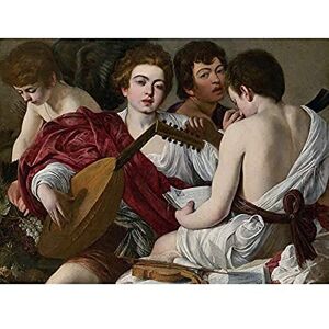Artery8 Caravaggio Musicians Concert Youths Painting Art Print Canvas Premium Wall Decor Poster Mural Artery8 Caravaggio Musicians Concert Youths Painting Art Print Canvas Premium Wall Decor Poster Mural