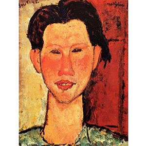 Wee Blue Coo Amedeo Modigliani Portrait Of Chaiim Soutine Old Large Art Print Poster Wall Decor 18x24 inch Wee Blue Coo Amedeo Modigliani Portrait Of Chaiim Soutine Old Large Art Print Poster Wall Decor 18x24 inch