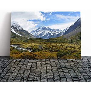 Big Box Art Canvas Print Wall Art Landscape New Zealand Mountains (1) Mounted & Stretched Box Frame Picture Home Decor for Kitchen, Living Room, Bedroom, Hallway, Multi-Colour, 24x16 Inch Big Box Art Canvas Print Wall Art Landscape New Zealand Mountains (1) Mounted & Stretched Box Frame Picture Home Decor for Kitchen, Living Room, Bedroom, Hallway, Multi-Colour, 24x16 Inch