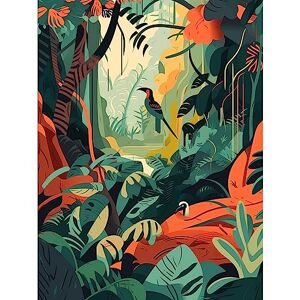 Artery8 Amazon Rainforest Diverse Flora and Tropical Birds Large Wall Art Poster Print Thick Paper 18X24 Inch Artery8 Amazon Rainforest Diverse Flora and Tropical Birds Large Wall Art Poster Print Thick Paper 18X24 Inch