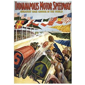 Wee Blue Coo Ad Race Sport Indianapolis Motor Speedway Wall Art Print Wee Blue Coo Ad Race Sport Indianapolis Motor Speedway Wall Art Print