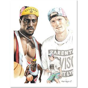 Wee Blue Coo Wayne Maguire Tattooed White Men Can't Jump Inked Ikon Large Framed Art Print Poster Wall Decor 18x24 inch Wee Blue Coo Wayne Maguire Tattooed White Men Can't Jump Inked Ikon Large Framed Art Print Poster Wall Decor 18x24 inch