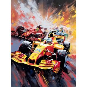 Artery8 Grand Prix Championship Cars Racing on Track Extra Large XL Wall Art Poster Print Artery8 Grand Prix Championship Cars Racing on Track Extra Large XL Wall Art Poster Print