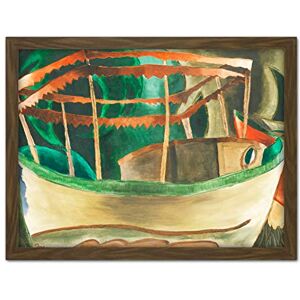 Fine Art Prints Dove Fishboat Fishing Boat Green Painting Large Framed Art Print Poster Wall Decor 18x24 in Fine Art Prints Dove Fishboat Fishing Boat Green Painting Large Framed Art Print Poster Wall Decor 18x24 in