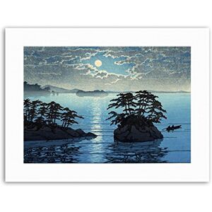 Wee Blue Coo Landscape Japan Futago Island Kawase Hasui Moon Nature Canvas Art Print Wee Blue Coo Landscape Japan Futago Island Kawase Hasui Moon Nature Canvas Art Print