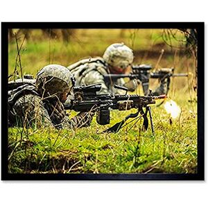Fine Art Prints Military USA Army Soldier Alpha Company M249 Machine Gun Photo Unframed Wall Art Print Poster Home Decor Premium Fine Art Prints Military USA Army Soldier Alpha Company M249 Machine Gun Photo Unframed Wall Art Print Poster Home Decor Premium