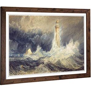 Big Box Art Framed Print of Joseph Mallord William Turner Bell Rock Lighthouse Design Wall Art Picture Home Decor for Kitchen, Living Room, Bedroom, Office, Walnut, A2 / 24.5x18 Inch / 62x45cm Big Box Art Framed Print of Joseph Mallord William Turner Bell Rock Lighthouse Design Wall Art Picture Home Decor for Kitchen, Living Room, Bedroom, Office, Walnut, A2 / 24.5x18 Inch / 62x45cm