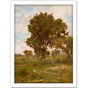 Artery8 Inness The Elm Tree C1880 Painting Artwork Framed Wall Art Print 18X24 Inch Artery8 Inness The Elm Tree C1880 Painting Artwork Framed Wall Art Print 18X24 Inch