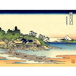 Artery8 Hokusai 36 Views Fuji Enoshima Sagami Woodblock Japan Unframed Wall Art Print Poster Home Decor Premium Artery8 Hokusai 36 Views Fuji Enoshima Sagami Woodblock Japan Unframed Wall Art Print Poster Home Decor Premium