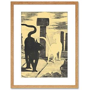 Wee Blue Coo Painting Manet Rendezvous Cats Old Master Framed Wall Art Print Wee Blue Coo Painting Manet Rendezvous Cats Old Master Framed Wall Art Print