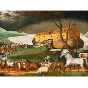 Fine Art Prints Edward Hicks American Noahs Ark Large Wall Art Print Canvas Premium Poster Mural Fine Art Prints Edward Hicks American Noahs Ark Large Wall Art Print Canvas Premium Poster Mural