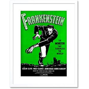 Wee Blue Coo Movie Film Frankenstein Monster Karloff Horror Shelley Gothic Art Framed Wall Art Print Wee Blue Coo Movie Film Frankenstein Monster Karloff Horror Shelley Gothic Art Framed Wall Art Print
