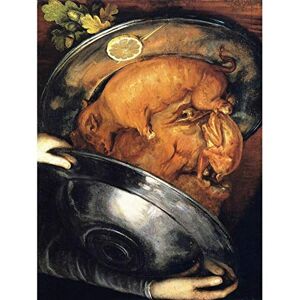 Artery8 Arcimboldo Cook Meat Face Portrait Painting Large Wall Art Poster Print Thick Paper 18X24 Inch Artery8 Arcimboldo Cook Meat Face Portrait Painting Large Wall Art Poster Print Thick Paper 18X24 Inch