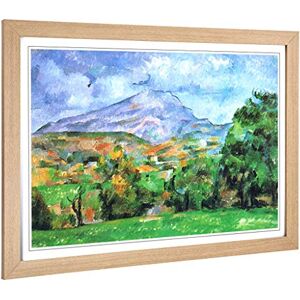 Big Box Art Framed Print of Paul Cezanne Montagne Sainte Victoire (6) Design Wall Art Picture Home Decor for Kitchen, Living Room, Bedroom, Hallway, Oak, A2 / 24.5x18 Inch / 62x45cm Big Box Art Framed Print of Paul Cezanne Montagne Sainte Victoire (6) Design Wall Art Picture Home Decor for Kitchen, Living Room, Bedroom, Hallway, Oak, A2 / 24.5x18 Inch / 62x45cm