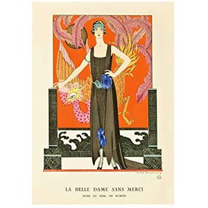 Wee Blue Coo Lady Deco Nouveau Woman Bird New Art Wood Frame Picture Wall Art Print Wee Blue Coo Lady Deco Nouveau Woman Bird New Art Wood Frame Picture Wall Art Print