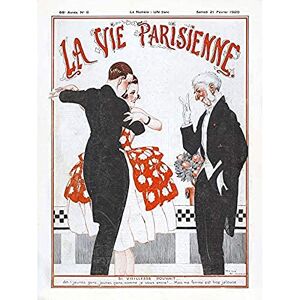 Artery8 La Vie Parisienne Old Age Couple Dancing Magazine Cover Art Print Canvas Premium Wall Decor Poster Mural Artery8 La Vie Parisienne Old Age Couple Dancing Magazine Cover Art Print Canvas Premium Wall Decor Poster Mural