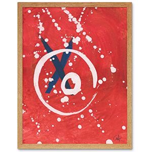 Artery8 Hendo Tanuki Abstract Painting Cross Circle A Art Print Framed Poster Wall Decor 12x16 inch Artery8 Hendo Tanuki Abstract Painting Cross Circle A Art Print Framed Poster Wall Decor 12x16 inch