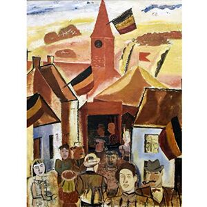 Artery8 De Smet Village Fair Painting Premium Wall Art Canvas Print 18X24 Inch Artery8 De Smet Village Fair Painting Premium Wall Art Canvas Print 18X24 Inch