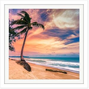 Artery8 Najm Phuket Thailand Tropical Palm Tree Beach Photo Square Wooden Framed Wall Art Print Picture 16X16 Inch Artery8 Najm Phuket Thailand Tropical Palm Tree Beach Photo Square Wooden Framed Wall Art Print Picture 16X16 Inch