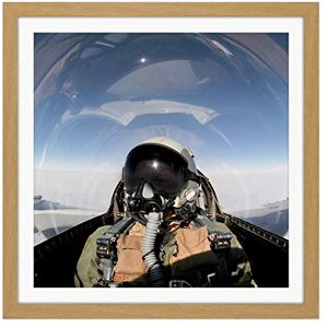 Fine Art Prints Military USA USAF Air Force Pilot F-16 Fighting Falcon Jet Photo Square Wooden Framed Wall Art Print Picture 16X16 Inch Fine Art Prints Military USA USAF Air Force Pilot F-16 Fighting Falcon Jet Photo Square Wooden Framed Wall Art Print Picture 16X16 Inch