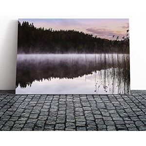 Big Box Art Canvas Print Wall Art Sweden Forest and Lake Landscape (3) Mounted & Stretched Box Frame Picture Home Decor for Kitchen, Living Room, Bedroom, Hallway, Multi-Colour, 20x14 Inch Big Box Art Canvas Print Wall Art Sweden Forest and Lake Landscape (3) Mounted & Stretched Box Frame Picture Home Decor for Kitchen, Living Room, Bedroom, Hallway, Multi-Colour, 20x14 Inch