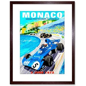 Wee Blue Coo Vintage Ad Motor Sport Monaco Grand Prix 1973 Framed Wall Art Print Wee Blue Coo Vintage Ad Motor Sport Monaco Grand Prix 1973 Framed Wall Art Print