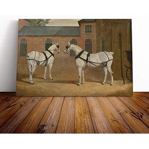 Big Box Art John Frederick Herring Carriage Horses Canvas Print Gallery Wrapped 30mm Frame Wall Art 20x14 inches Ready to Hang Modern Animals Picture Living Room Bedroom Lounge Office Big Box Art John Frederick Herring Carriage Horses Canvas Print Gallery Wrapped 30mm Frame Wall Art 20x14 inches Ready to Hang Modern Animals Picture Living Room Bedroom Lounge Office