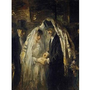 Artery8 Jozef Israels Jewish Wedding Celebration Painting Large Wall Art Poster Print Thick Paper 18X24 Inch Artery8 Jozef Israels Jewish Wedding Celebration Painting Large Wall Art Poster Print Thick Paper 18X24 Inch