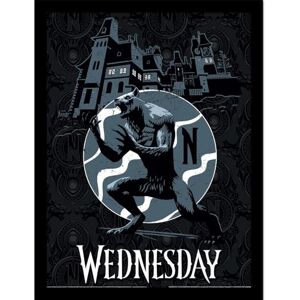 Pyramid Wednesday Season 2 (Enid Wolf) 30cm x 40cm Framed Collector Print One Size Pyramid Wednesday Season 2 (Enid Wolf) 30cm x 40cm Framed Collector Print One Size