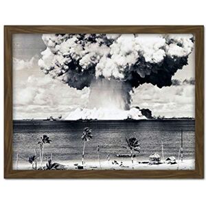 Artery8 Atomic Bomb Test Operation Crossroads Photograph Artwork Framed Wall Art Print 18X24 Inch Artery8 Atomic Bomb Test Operation Crossroads Photograph Artwork Framed Wall Art Print 18X24 Inch