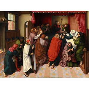 Artery8 Master Amsterdam The Death Of The Virgin Painting Unframed Wall Art Print Poster Home Decor Premium Artery8 Master Amsterdam The Death Of The Virgin Painting Unframed Wall Art Print Poster Home Decor Premium