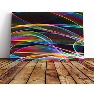 Big Box Art Canvas Print Wall Art Rainbow Abstract Smoke and Flames (2) Mounted & Stretched Box Frame Picture Home Decor for Kitchen, Living Room, Bedroom, Multi-Colour, 24x16 Inch Big Box Art Canvas Print Wall Art Rainbow Abstract Smoke and Flames (2) Mounted & Stretched Box Frame Picture Home Decor for Kitchen, Living Room, Bedroom, Multi-Colour, 24x16 Inch