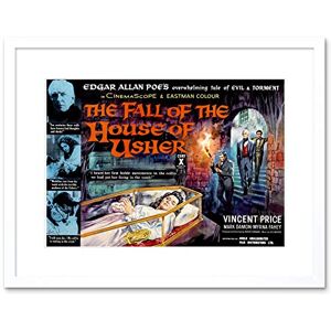 Wee Blue Coo Film Fall House Usher Edgar Allen Poe Horror Price Frame Print Picture F12X538 Wee Blue Coo Film Fall House Usher Edgar Allen Poe Horror Price Frame Print Picture F12X538