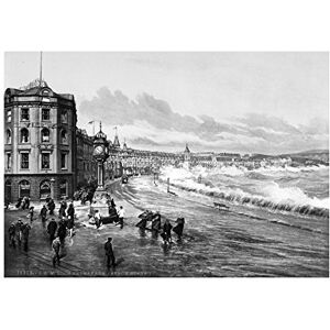 Wee Blue Coo Vintage Photo Loch Promenade Douglas Isle Man Wall Art Print Wee Blue Coo Vintage Photo Loch Promenade Douglas Isle Man Wall Art Print