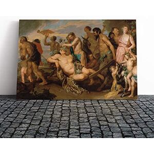 Big Box Art Canvas Print Wall Art Peter Paul Rubens The Triumph of Bacchus Mounted & Stretched Box Frame Picture Home Decor for Kitchen, Living Room, Bedroom, Hallway, Multi-Colour, 20x14 Inch Big Box Art Canvas Print Wall Art Peter Paul Rubens The Triumph of Bacchus Mounted & Stretched Box Frame Picture Home Decor for Kitchen, Living Room, Bedroom, Hallway, Multi-Colour, 20x14 Inch