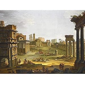 Fine Art Prints Joli View Roman Forum Rome Painting Art Print Canvas Premium Wall Decor Poster Mural Fine Art Prints Joli View Roman Forum Rome Painting Art Print Canvas Premium Wall Decor Poster Mural
