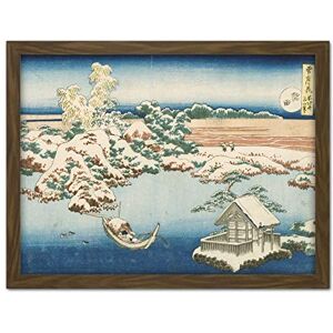 Artery8 Hokusai The Sumida River In Snow Japanese Painting Artwork Framed Wall Art Print 18X24 Inch Artery8 Hokusai The Sumida River In Snow Japanese Painting Artwork Framed Wall Art Print 18X24 Inch