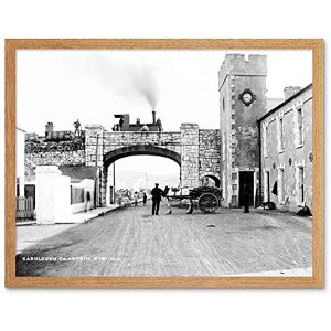 Wee Blue Coo Vintage Photo Transport Train Steam Engine Carnlough Antrim UK Art Print Framed Poster Wall Decor 12X16 Inch Wee Blue Coo Vintage Photo Transport Train Steam Engine Carnlough Antrim UK Art Print Framed Poster Wall Decor 12X16 Inch