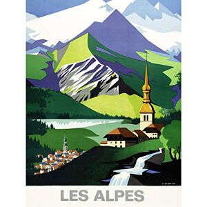 Fine Art Prints Jacquelin Alps Mountains French Railway Advert Large Print Poster Wall Art Decor Picture Fine Art Prints Jacquelin Alps Mountains French Railway Advert Large Print Poster Wall Art Decor Picture