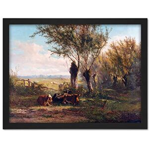 Artery8 Bilders Meadow Oosterbeek Countryside Painting Artwork Framed Wall Art Print 18X24 Inch Artery8 Bilders Meadow Oosterbeek Countryside Painting Artwork Framed Wall Art Print 18X24 Inch