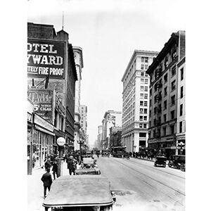Artery8 Spring Street Looking North Sixth Los Angeles 1915 Photo Large Wall Art Poster Print Thick Paper 18X24 Inch Artery8 Spring Street Looking North Sixth Los Angeles 1915 Photo Large Wall Art Poster Print Thick Paper 18X24 Inch