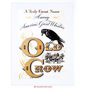 Wee Blue Coo Ad Drink Alcohol Whisky Crow Bird America USA Framed Wall Art Print Wee Blue Coo Ad Drink Alcohol Whisky Crow Bird America USA Framed Wall Art Print